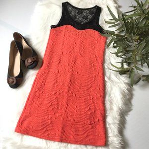 3x$25 Color Block Bodycon Tiered Lace Sleeveless Dress